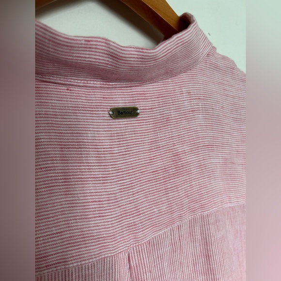 Barbour 100% Linen Marine Blouse - Picture 6 of 17